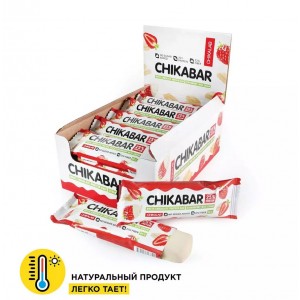 Chikabar с начинкой Клубника со сливками (60г) Chikabar с начинкой Клубника со сливками (60г)