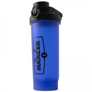 Maxler Shaker Pro W/Lock 700 ml Black+Blue (700мл)